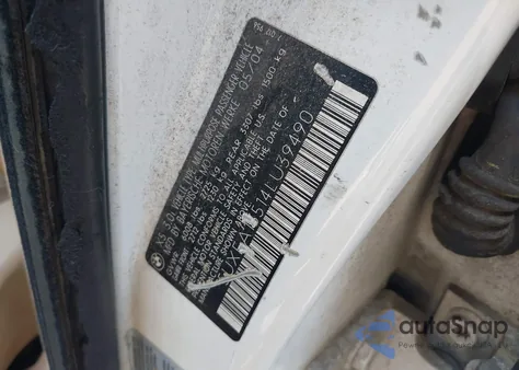 2004 BMW X5 3.0I из США, поврежденный, VIN 5UXFA13514LU39490